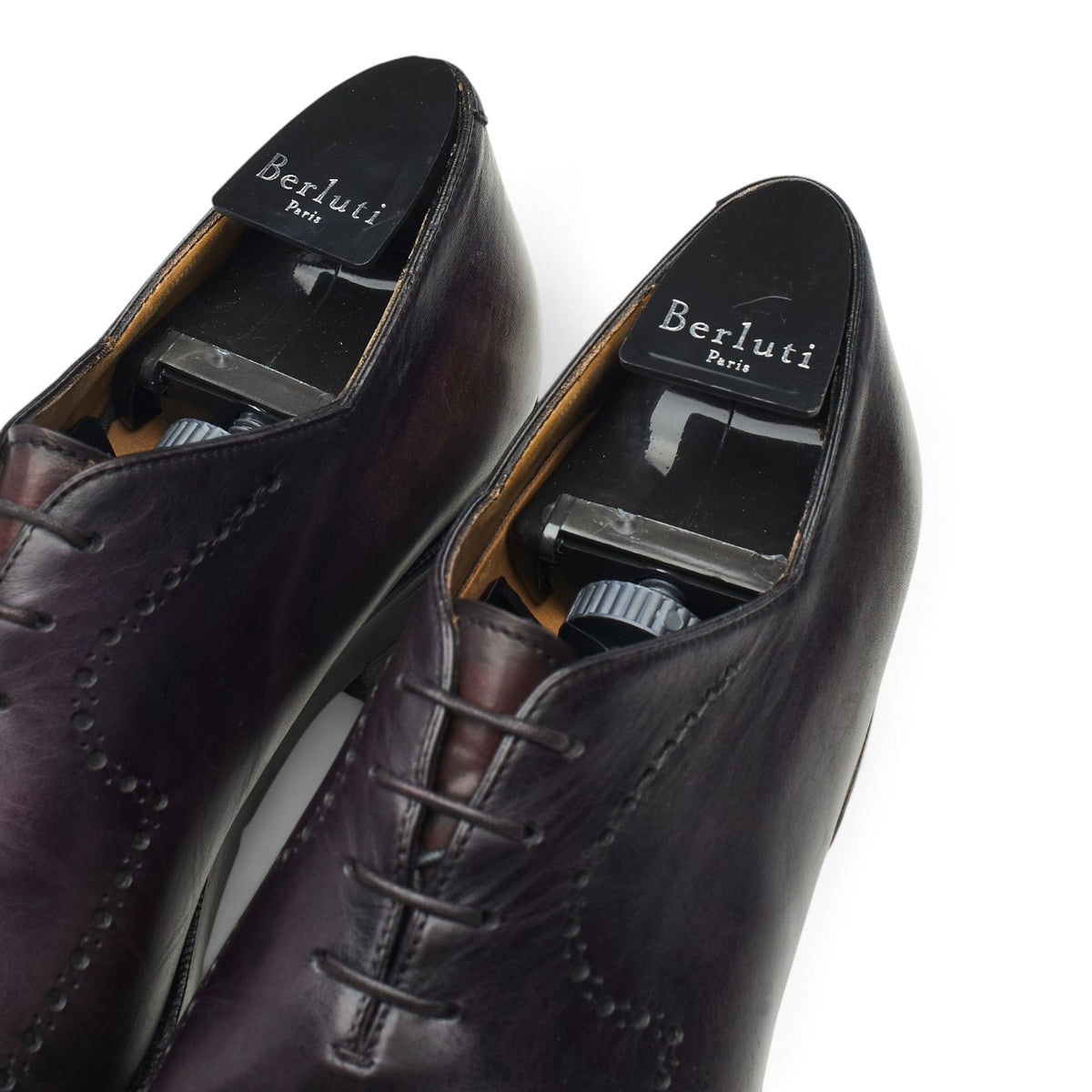 'New Physio Neo Oxford' Purple Patina Leather Wholecut Oxford UK 10.5
