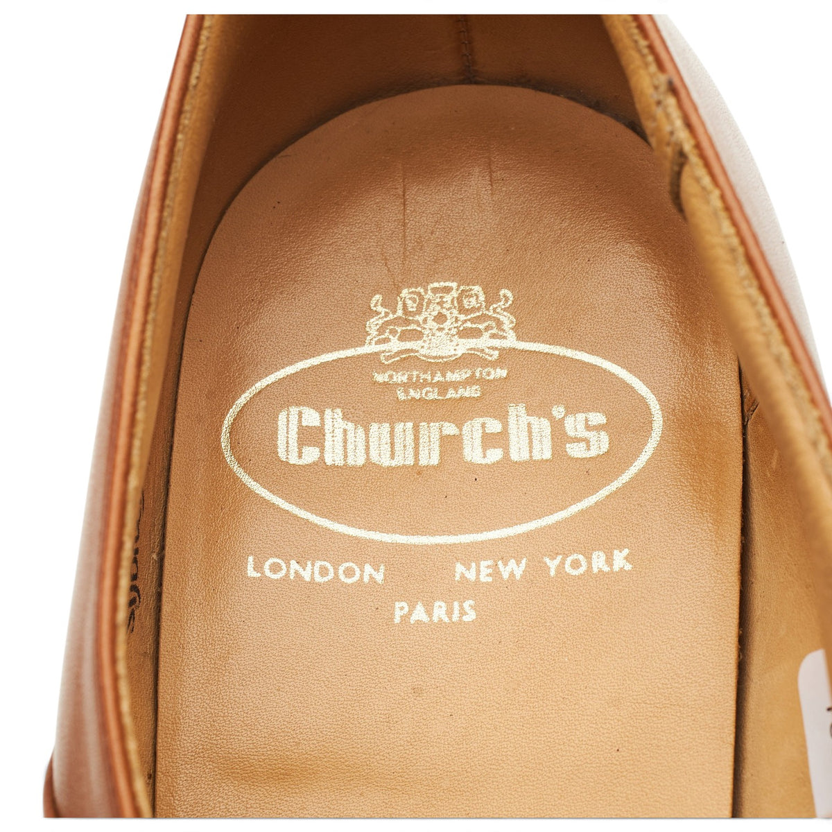 'Sydney' Tan Brown Leather Monk Strap UK 9 G