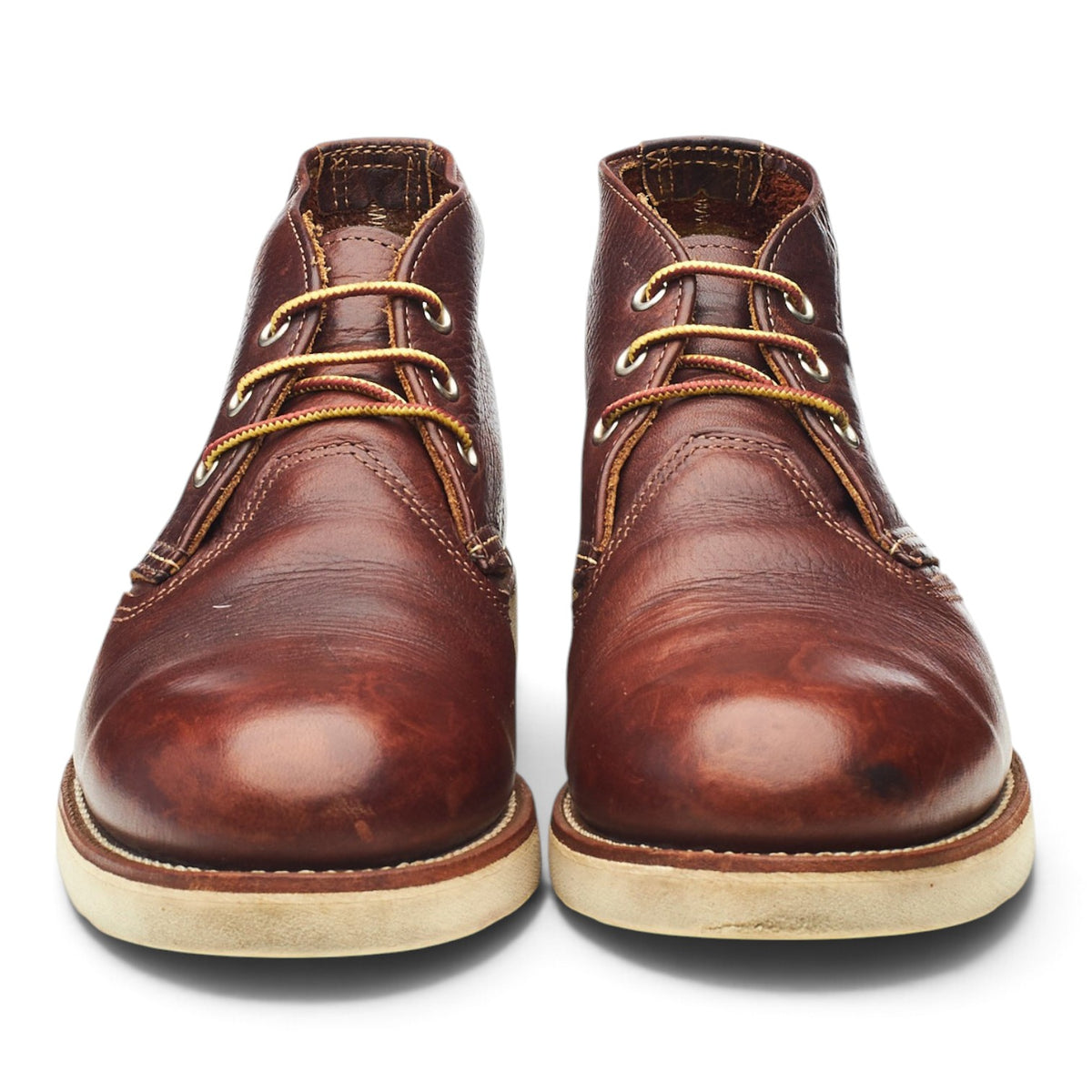 '3141' Brown Leather Chukka Boots UK 7.5 US 8.5 D