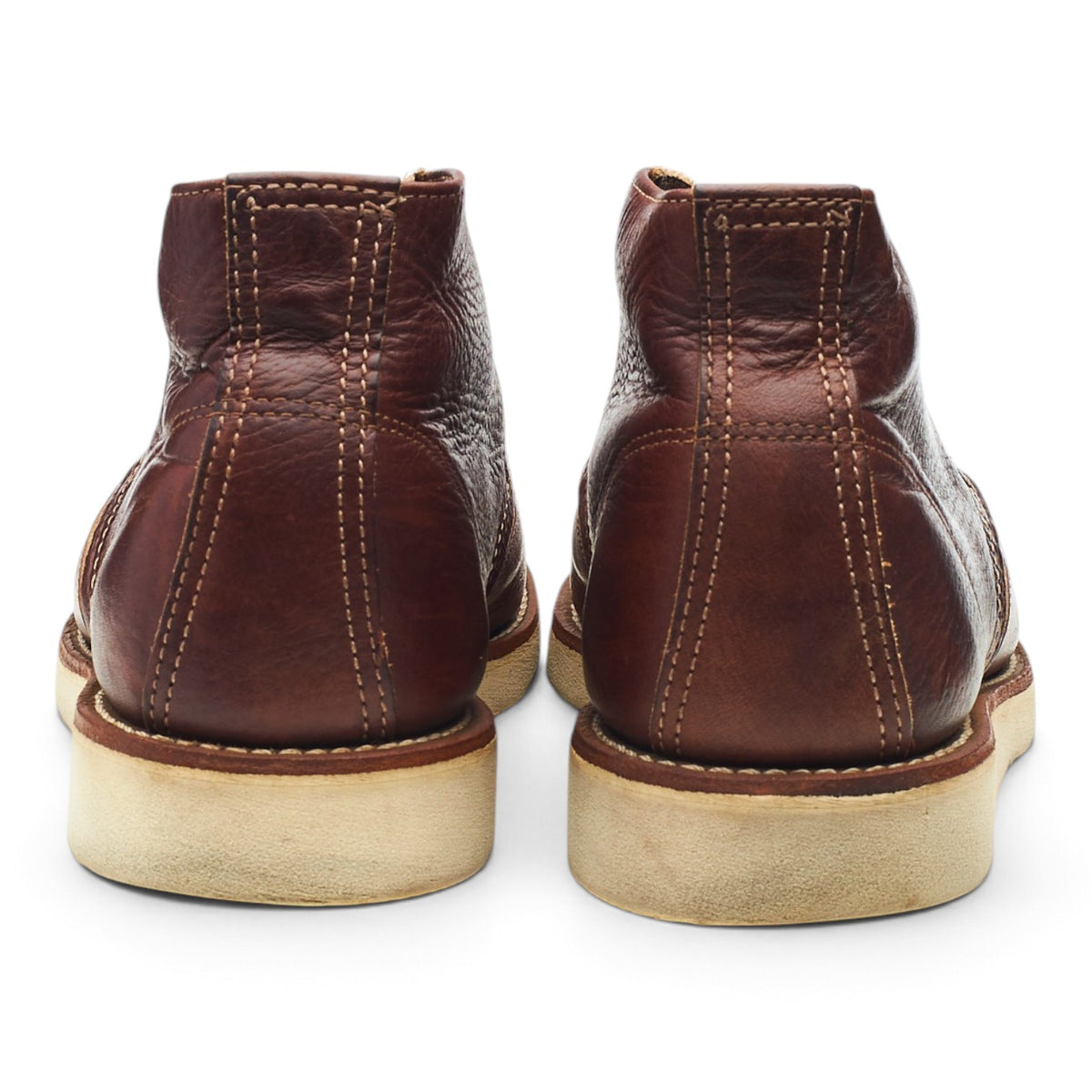 '3141' Brown Leather Chukka Boots UK 7.5 US 8.5 D