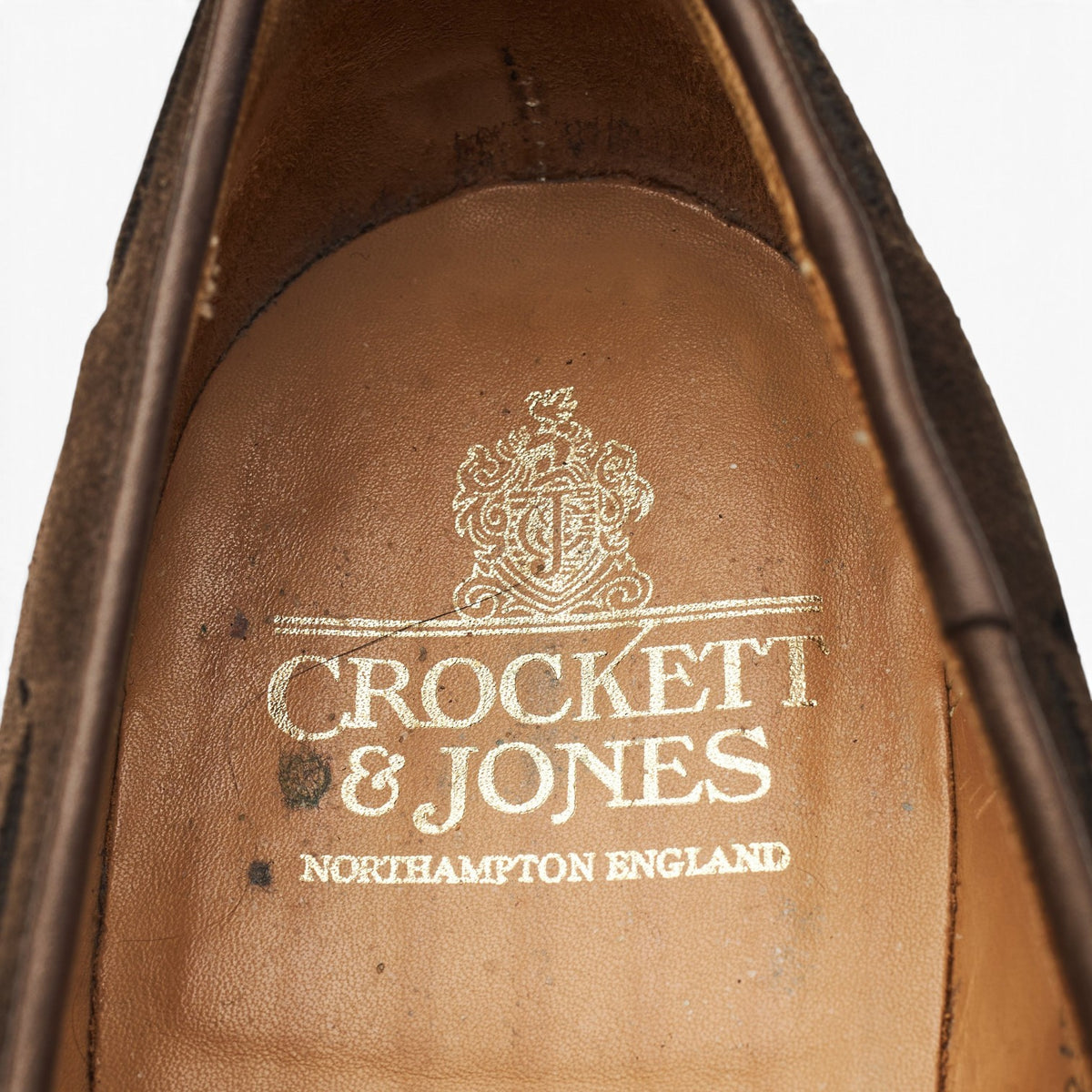 'Cavendish 2' Dark Brown Suede Tassel Loafers UK 9 E
