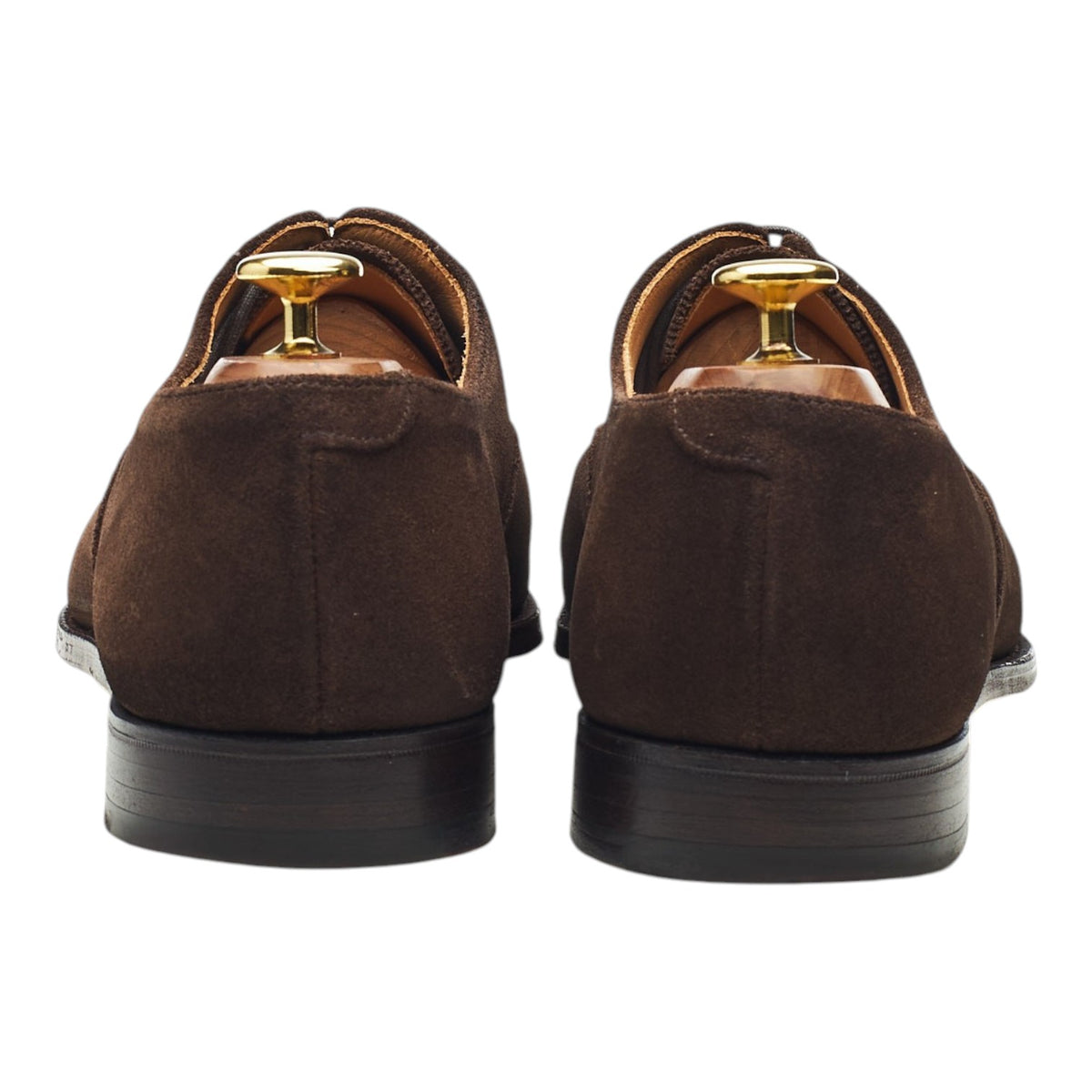 Anglo Italian 'Burlington' Dark Brown Suede Oxford UK 8.5 E