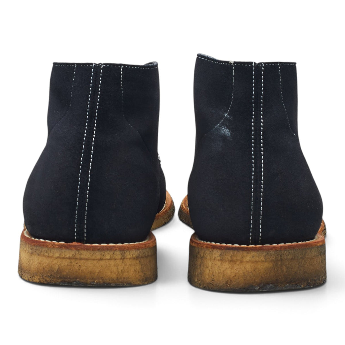 'Sahara' Navy Blue Suede Chukka Boots UK 9.5 F