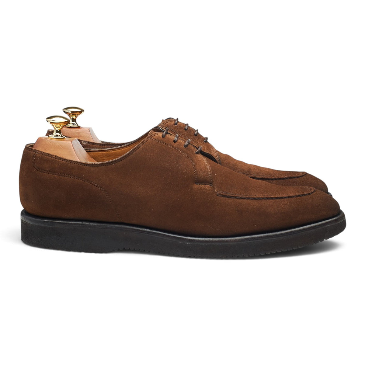 MTO Brooklands 'Hove' Snuff Brown Leather Split Toe Derby UK 9 E