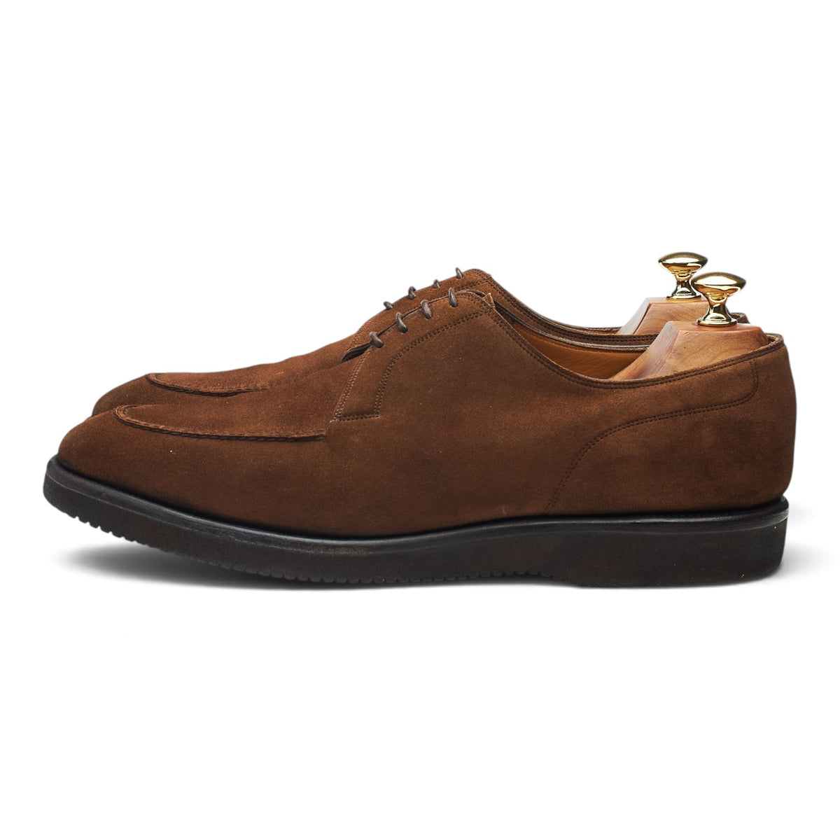 MTO Brooklands 'Hove' Snuff Brown Leather Split Toe Derby UK 9 E