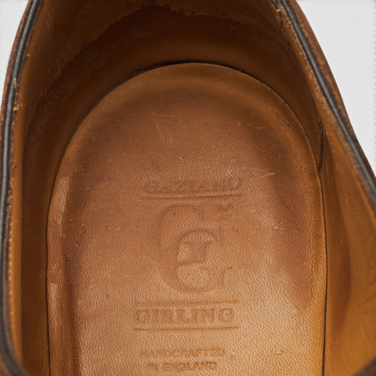 MTO Brooklands 'Hove' Snuff Brown Leather Split Toe Derby UK 9 E