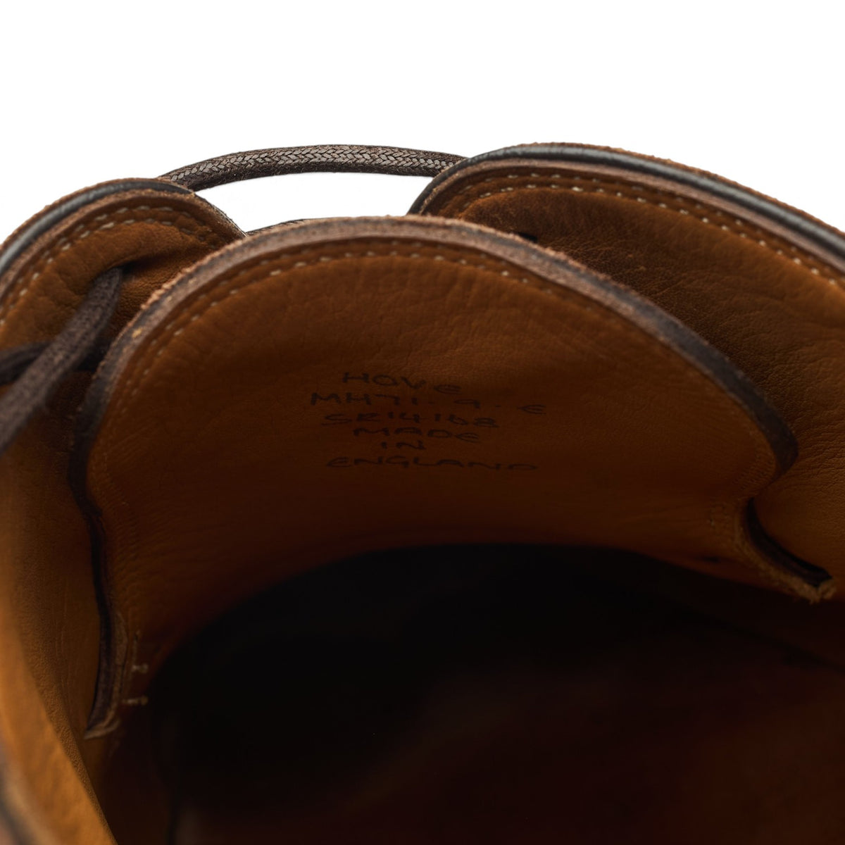 MTO Brooklands 'Hove' Snuff Brown Leather Split Toe Derby UK 9 E