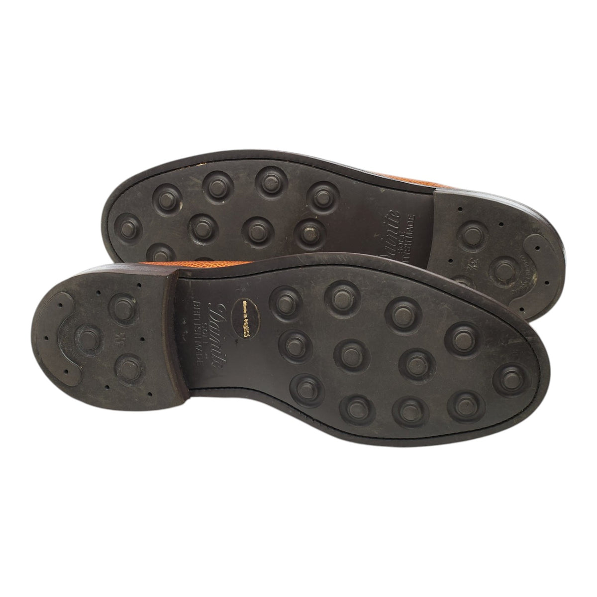 'Nairn' Tan Brown Grain Leather Derby UK 8.5 F