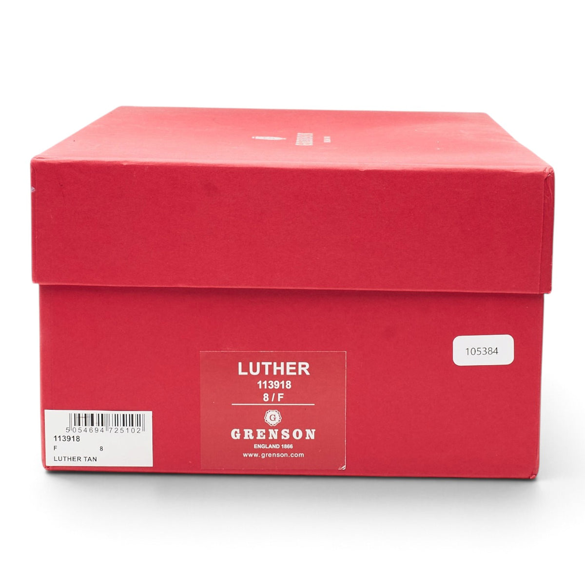 'Luther' Tan Brown Leather Oxford Brogues UK 8 F