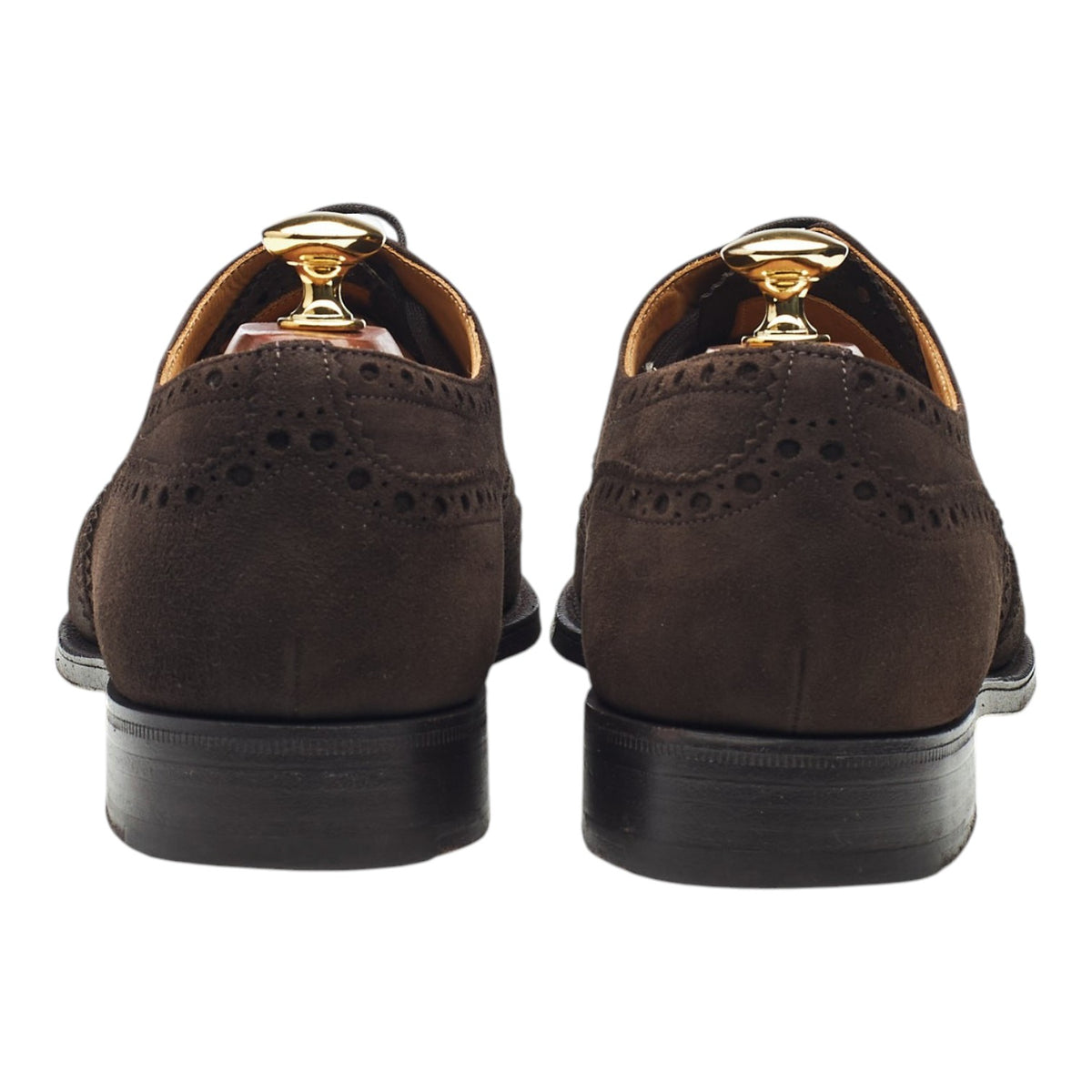 'Chetwynd' Dark Brown Suede Oxford Brogues UK 9.5 F