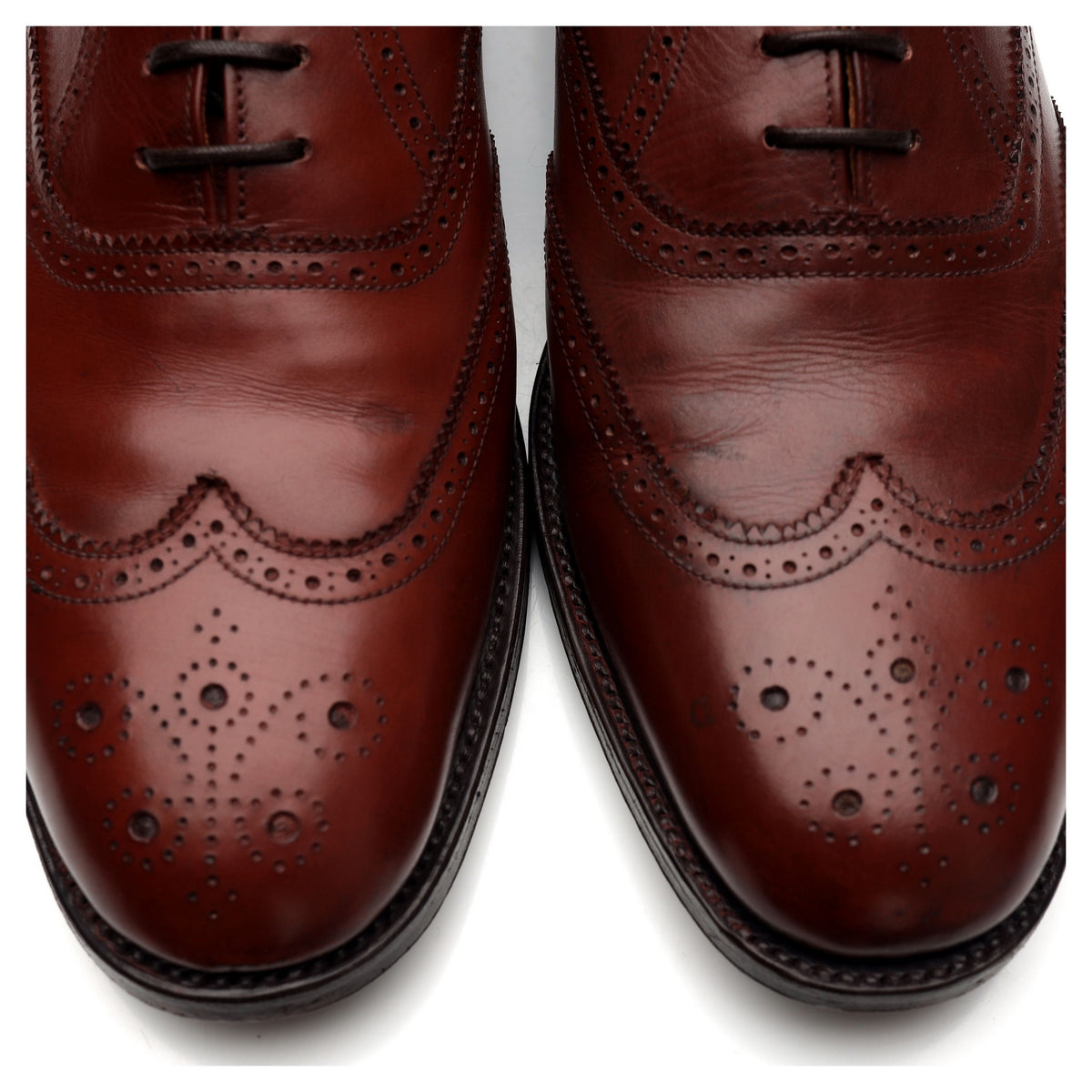 Brown Leather Oxford Brogues UK 9.5