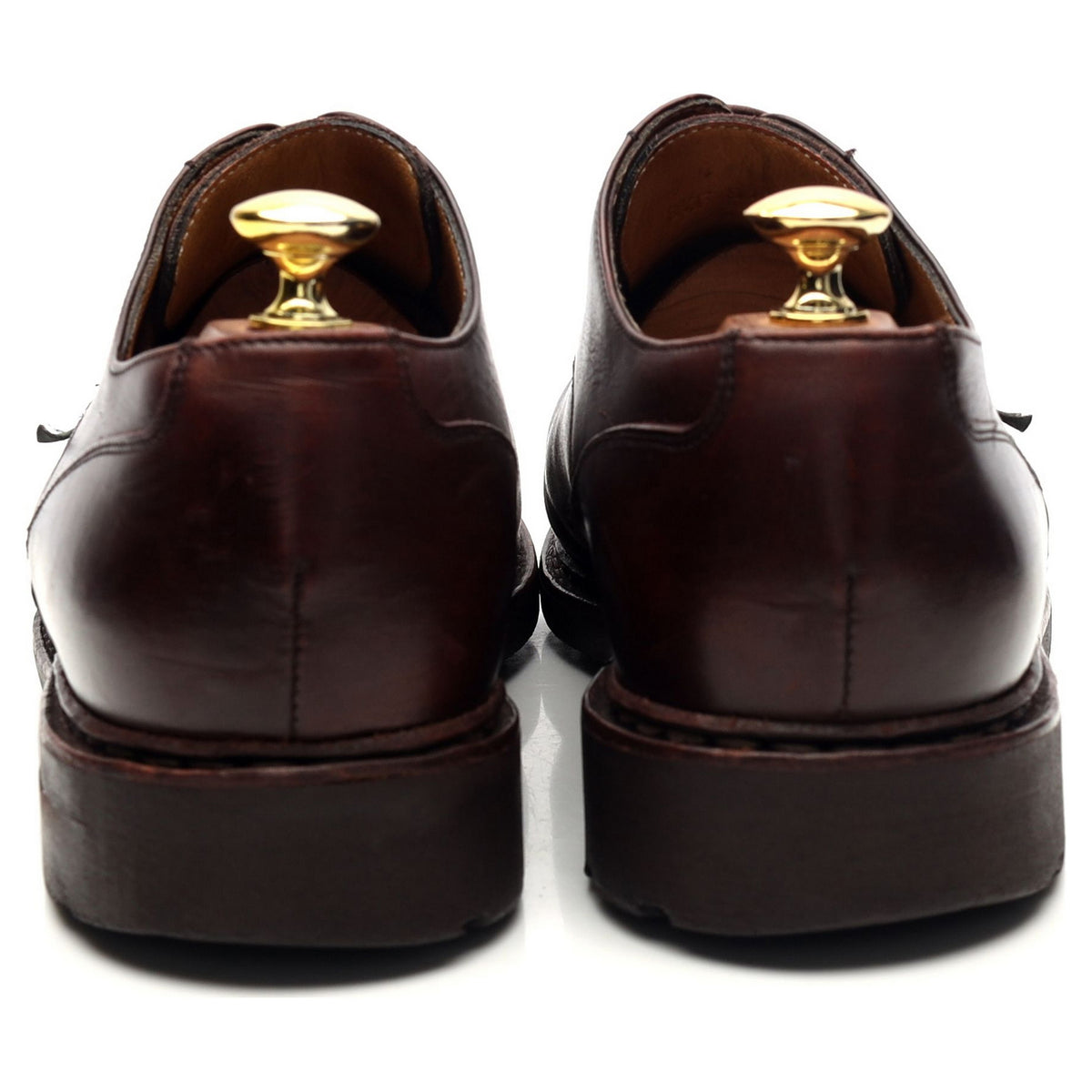 &#39;Chambord&#39; Brown Leather Derby UK 8.5 F