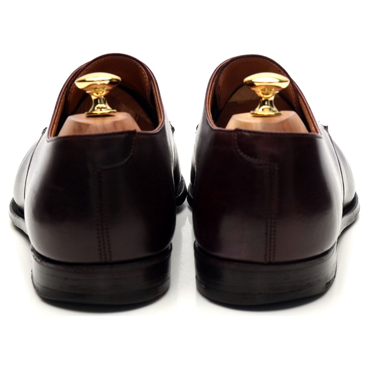 &#39;Sherwood&#39; Burgundy Leather Derby UK 10.5 F