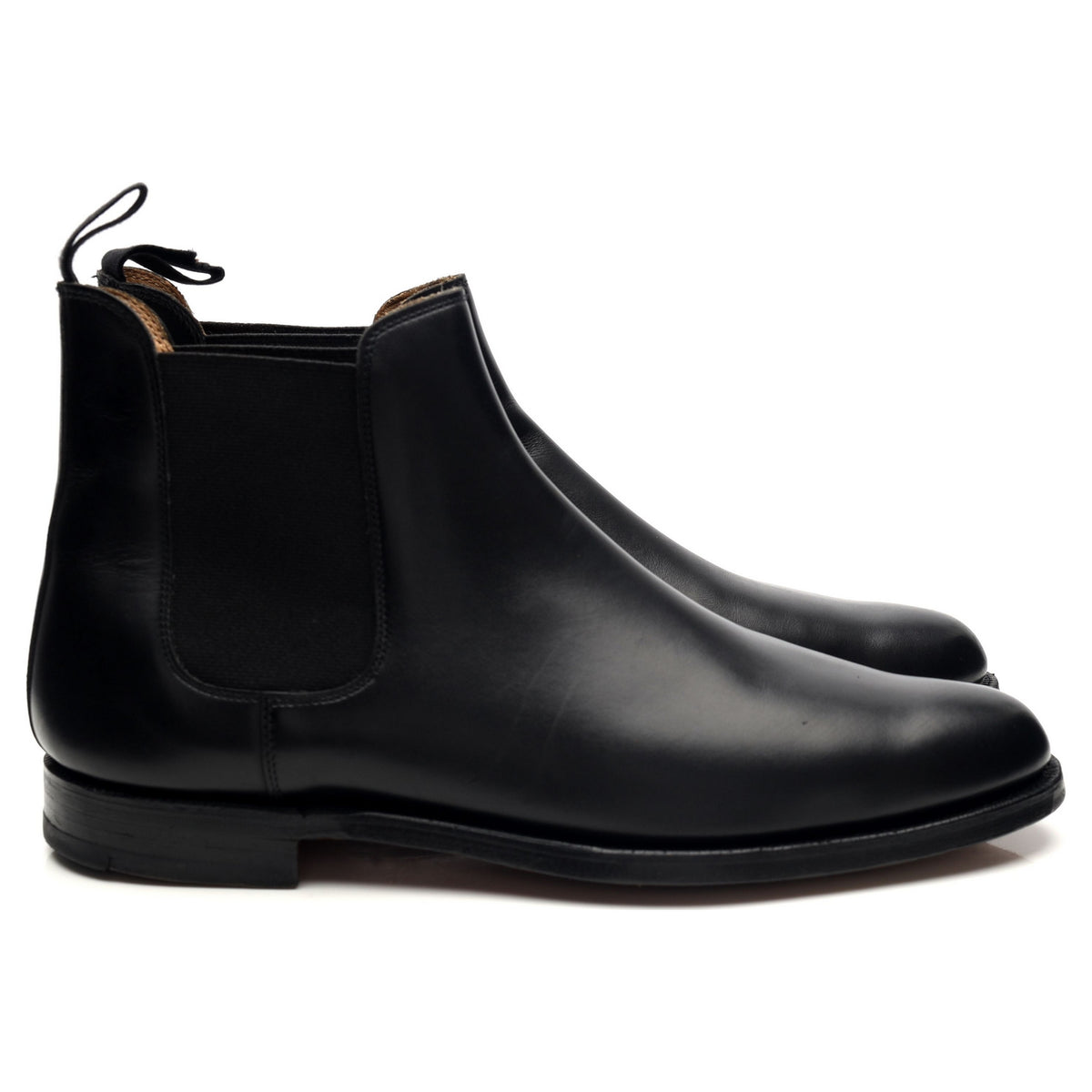 &#39;Bingham&#39; Black Leather Chelsea Boots UK 7.5 E