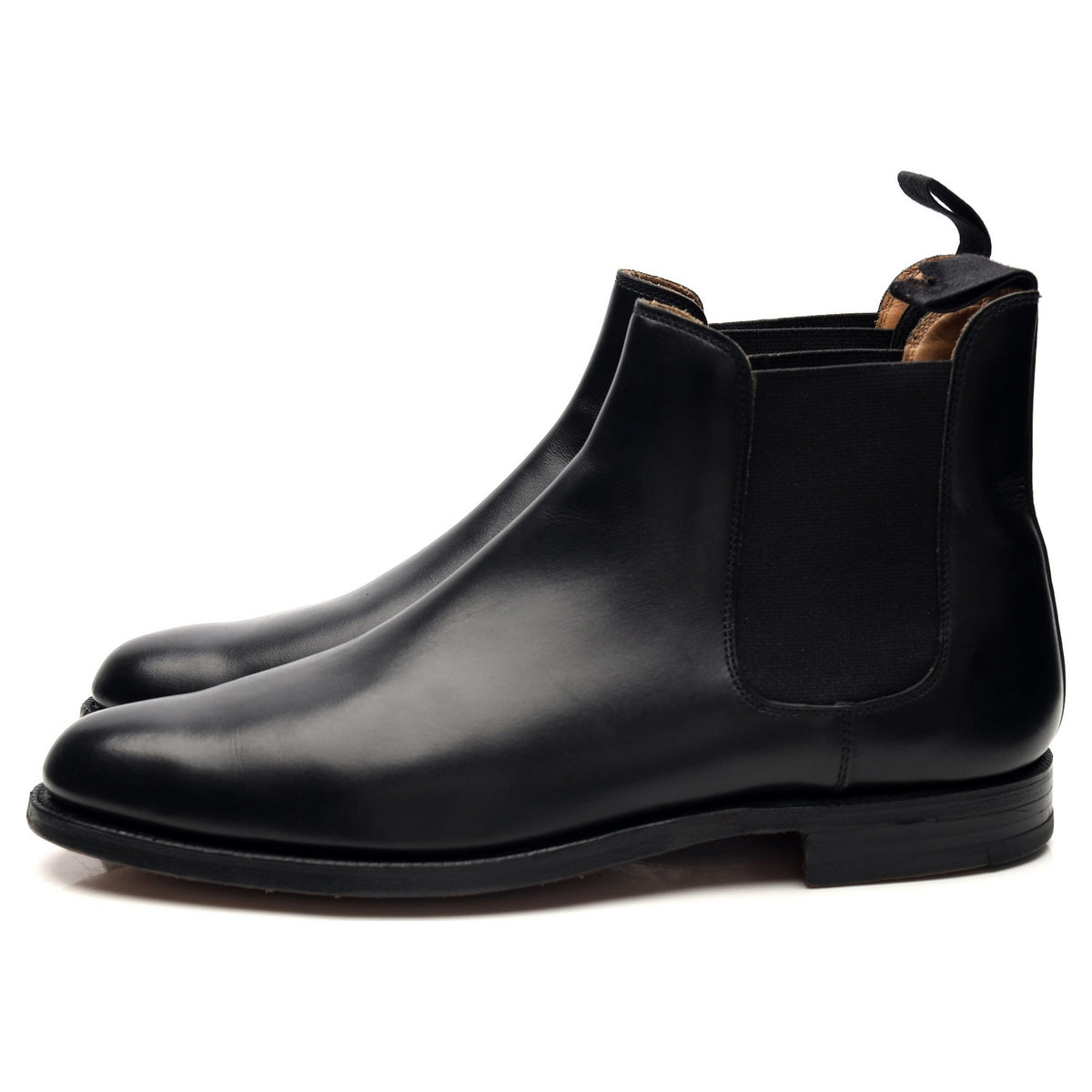 &#39;Bingham&#39; Black Leather Chelsea Boots UK 7.5 E