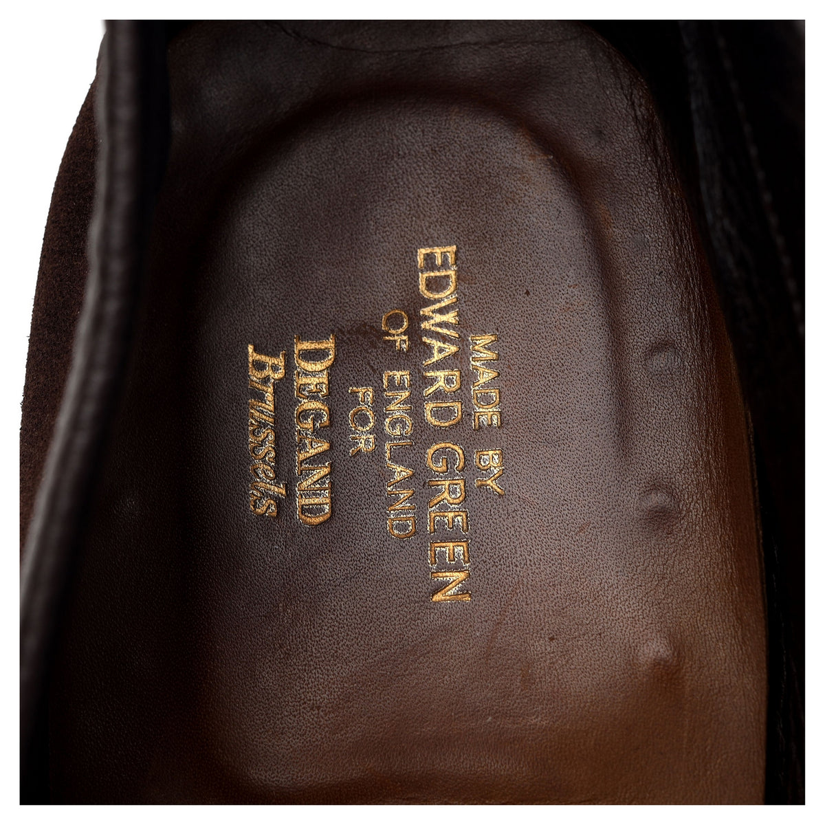 Dark Brown Suede Unlined Loafers UK 9.5 E