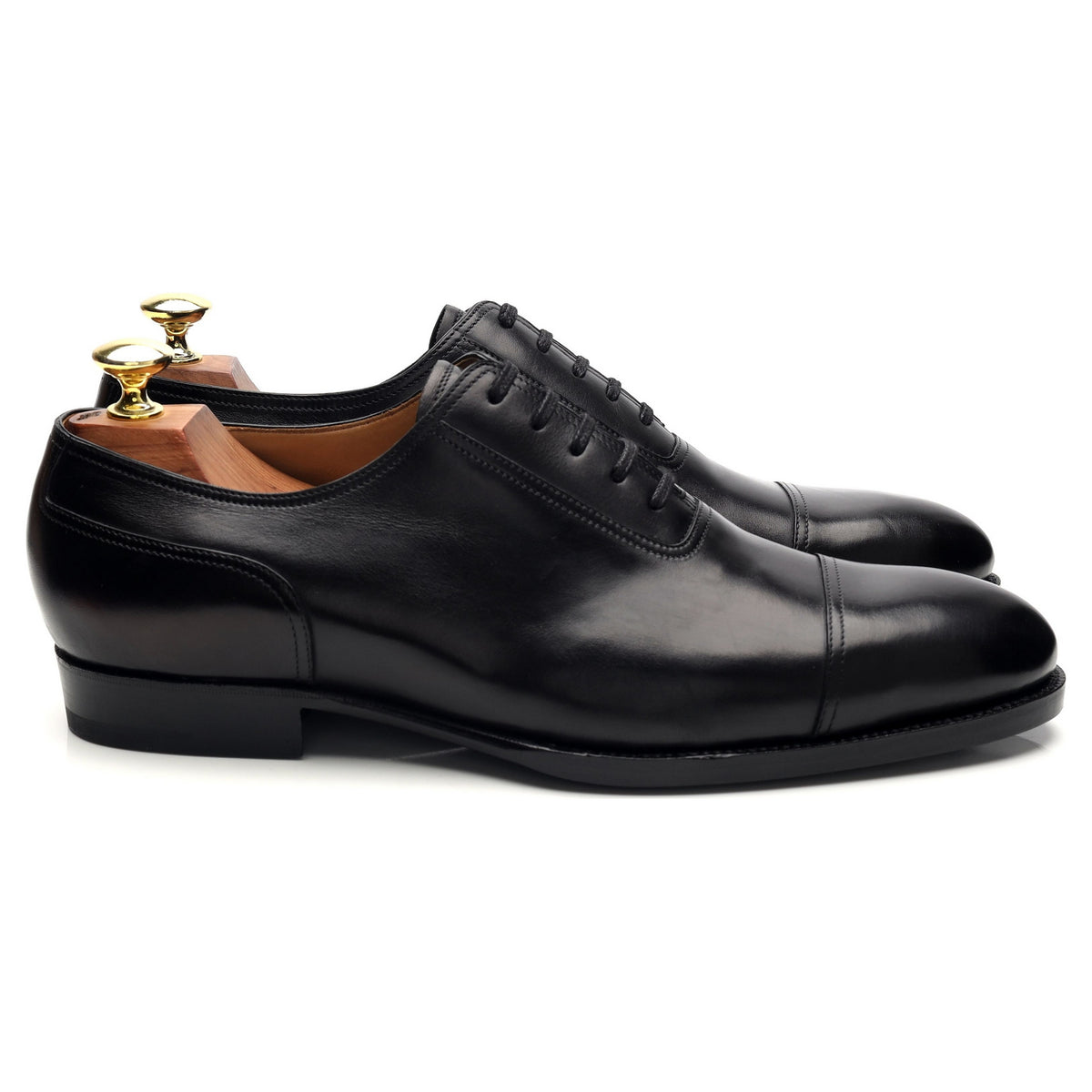 '215' Black Leather Oxford UK 8 F
