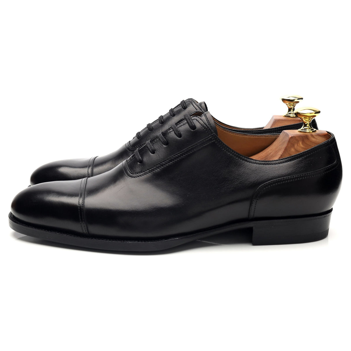 '215' Black Leather Oxford UK 8 F