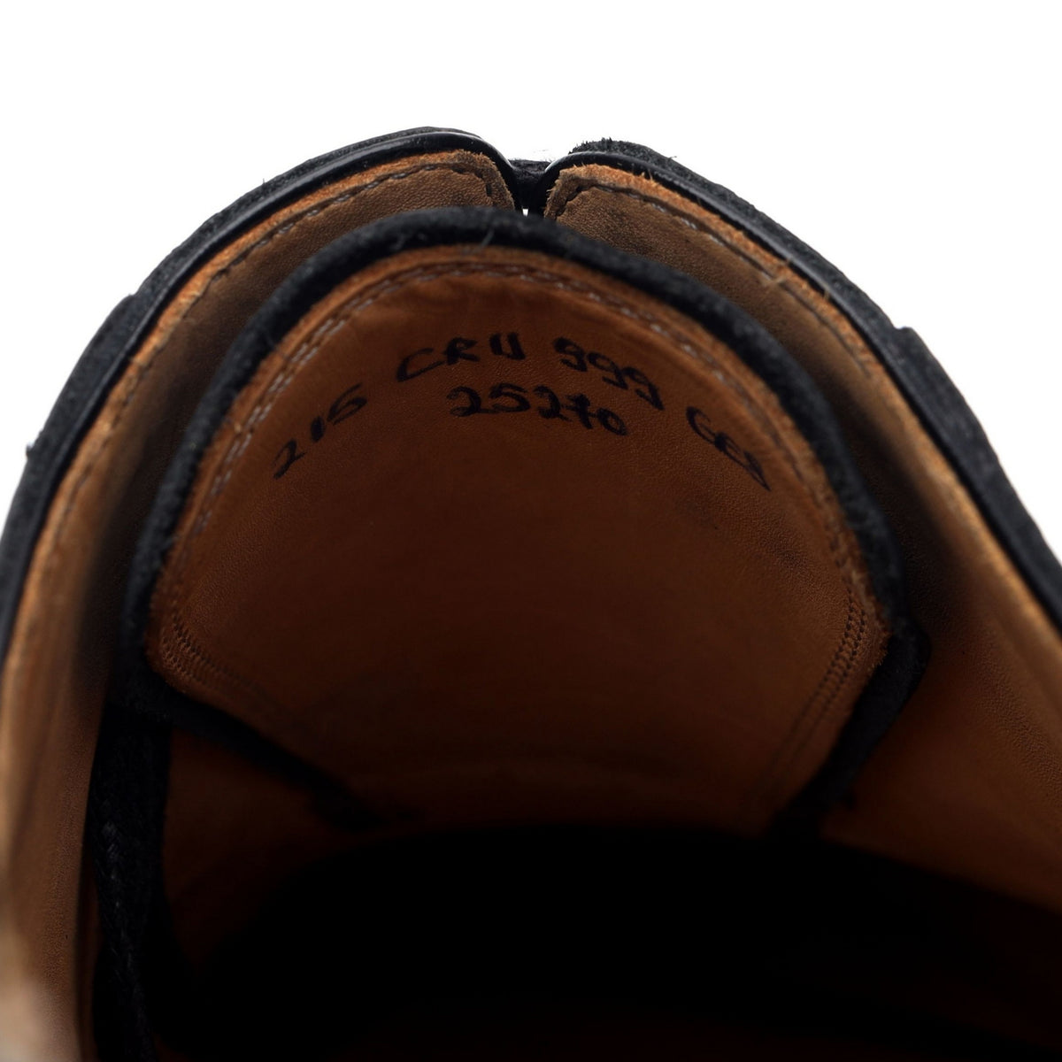 '215' Black Leather Oxford UK 8 F