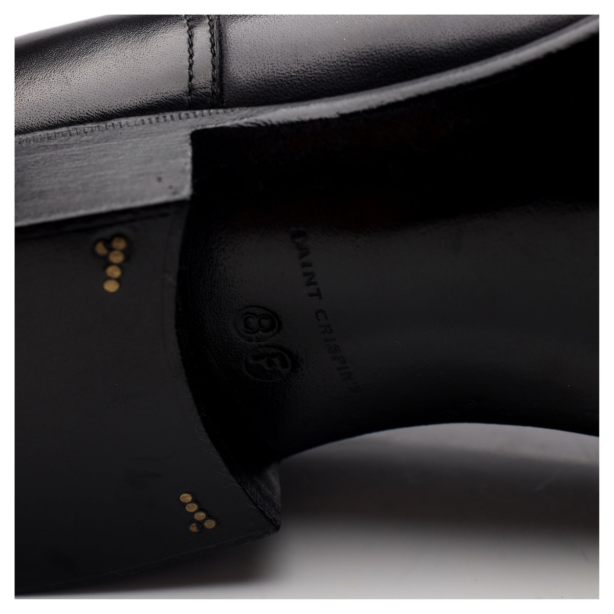 '215' Black Leather Oxford UK 8 F