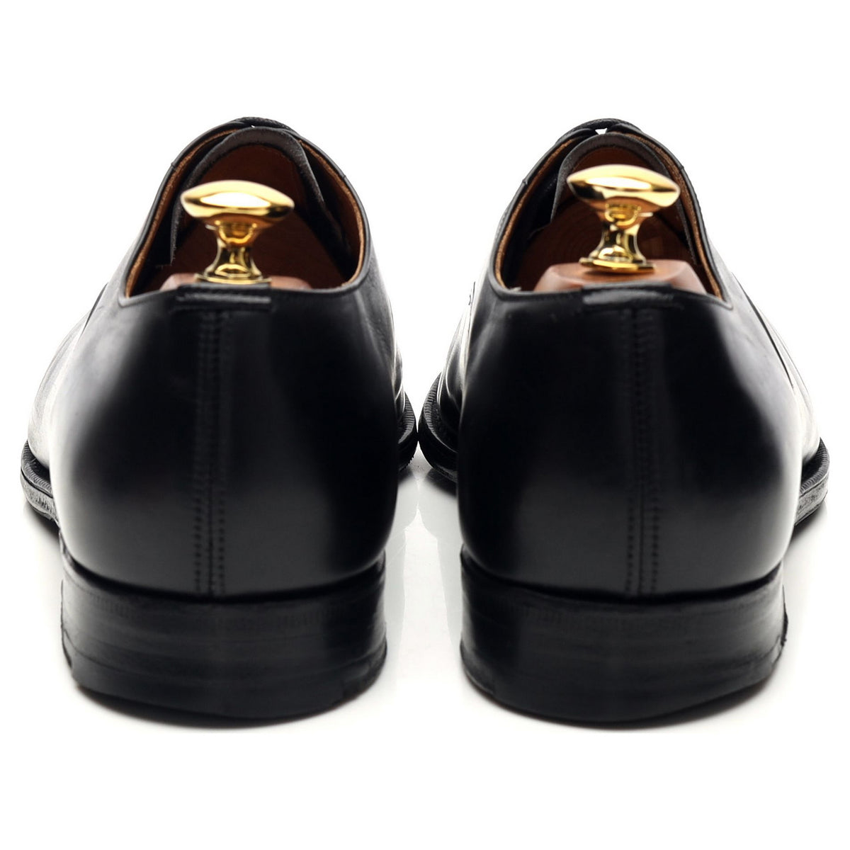 'Consul' Black Leather Oxford UK 7.5 G