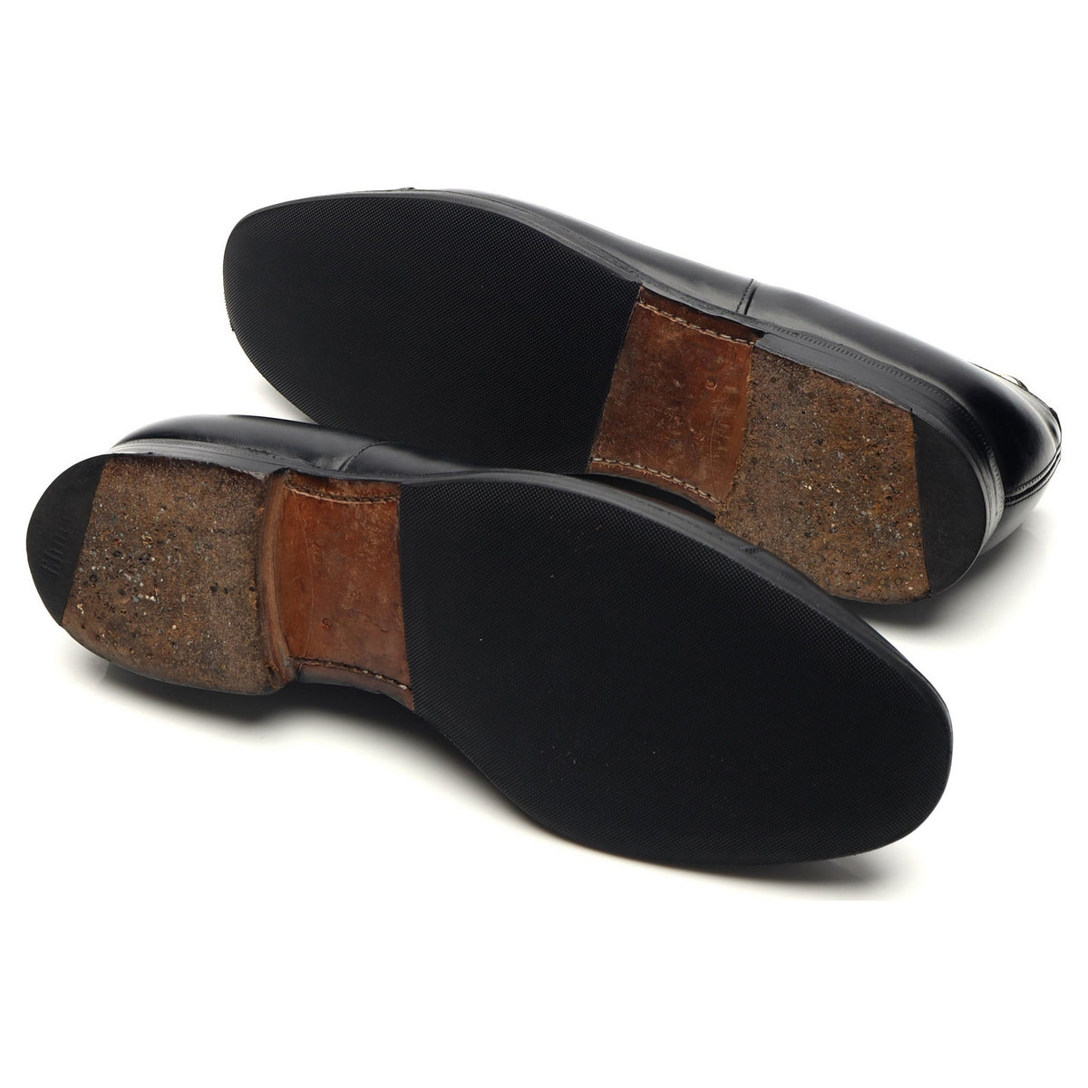 'Consul' Black Leather Oxford UK 7.5 G