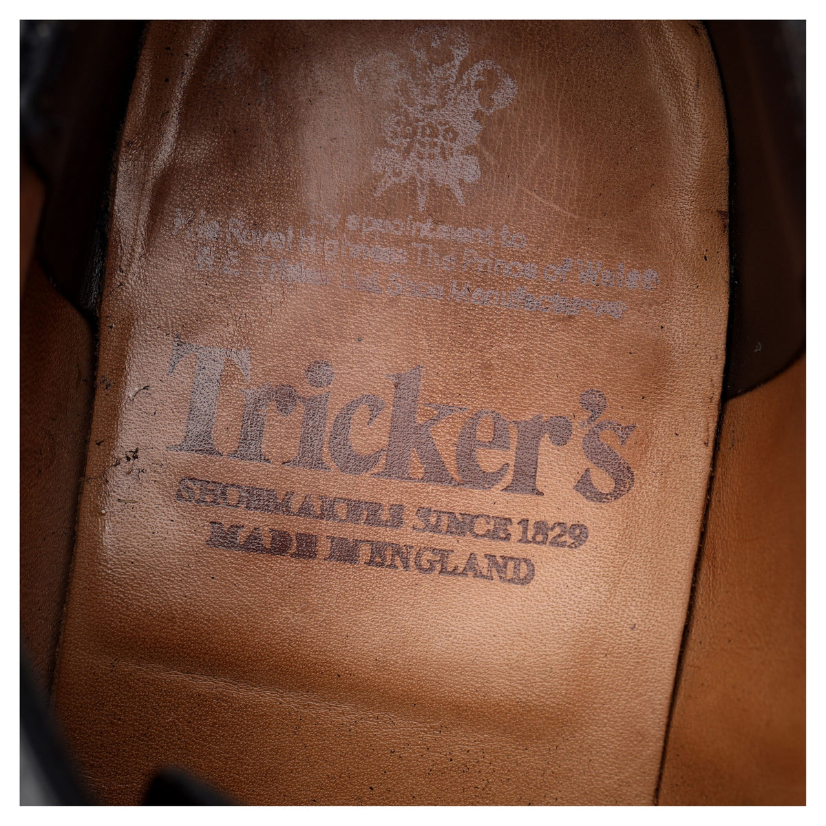 Black Leather Oxford Brogues UK 7