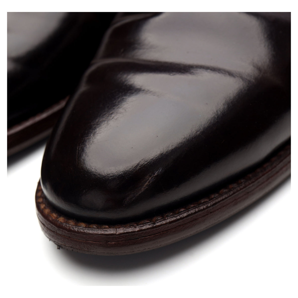 'D7704' Burgundy Cordovan Leather Chukka Boots UK 10 US 11 D