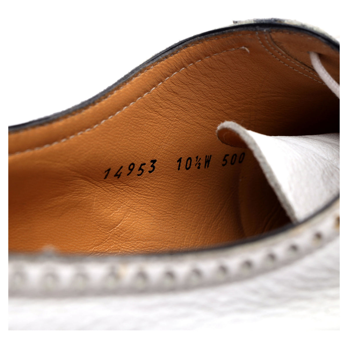 Black and White Leather Spectator Brogues UK 10 US 10.5