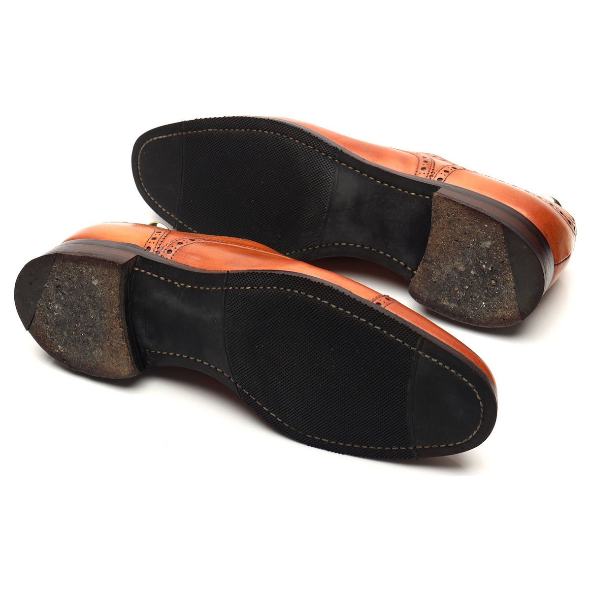 'Wilfred' Tan Brown Leather Oxford Brogue UK 6.5 F