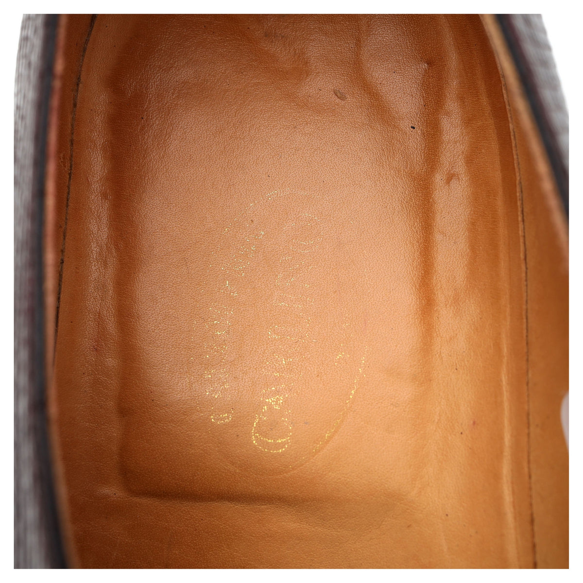 Bespoke Dark Brown Lizard Leather Derby UK 11 G