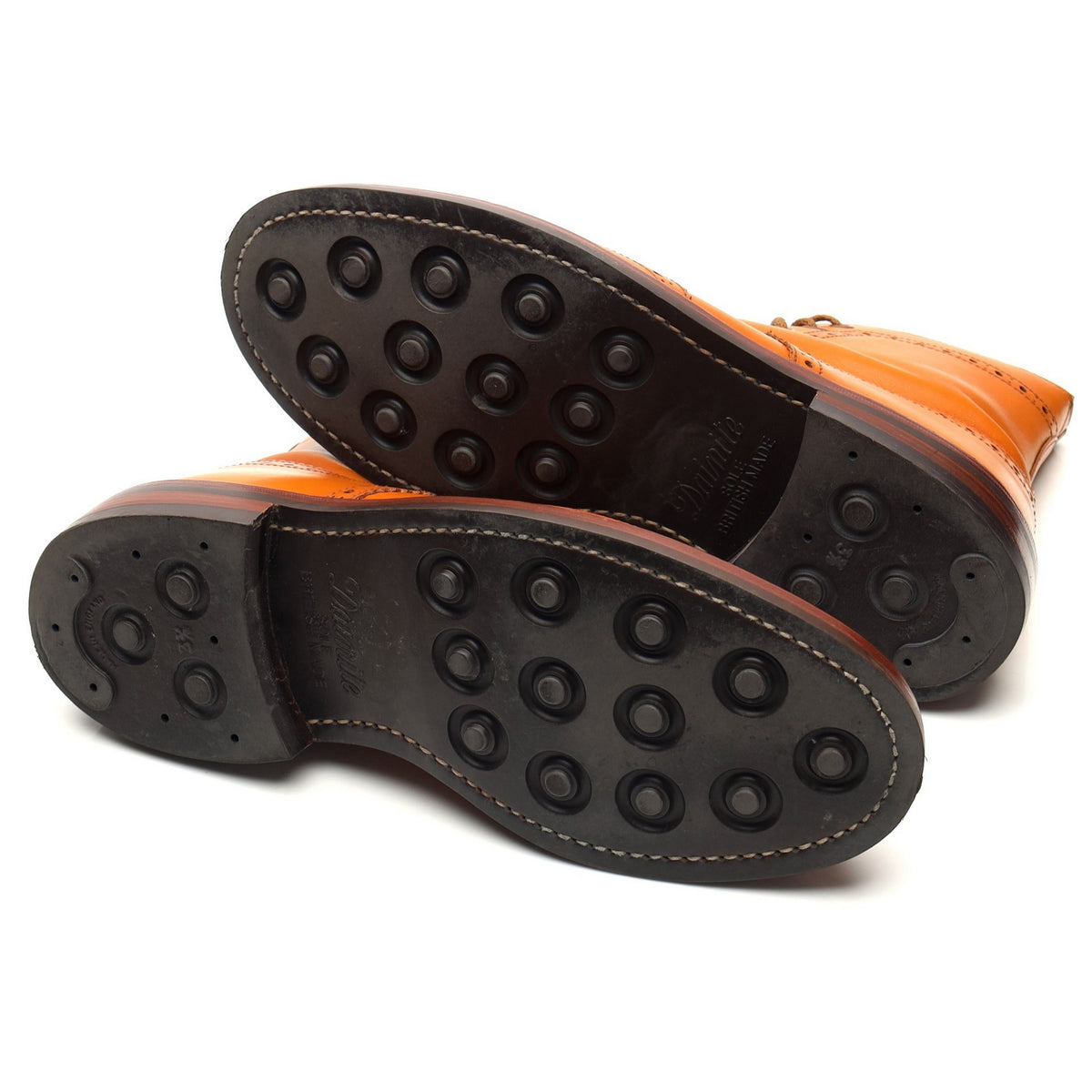 'Stow' Tan Brown Leather Boots UK 6.5