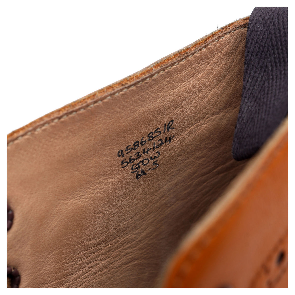 'Stow' Tan Brown Leather Boots UK 6.5