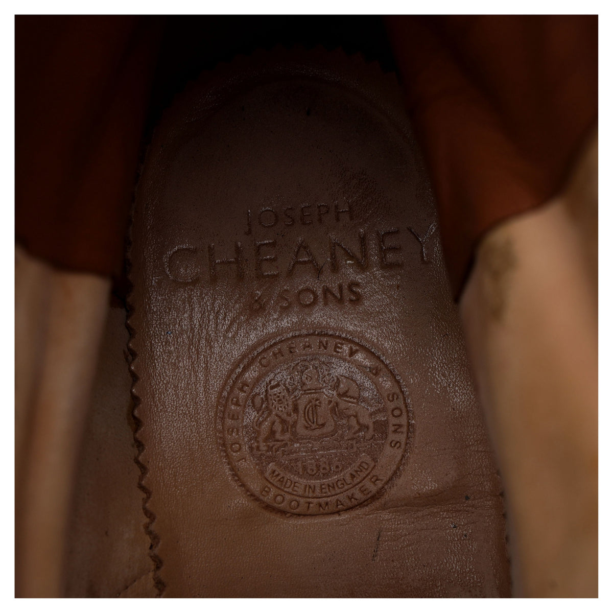 'Tweed' Tan Brown Leather Boots UK 6 F