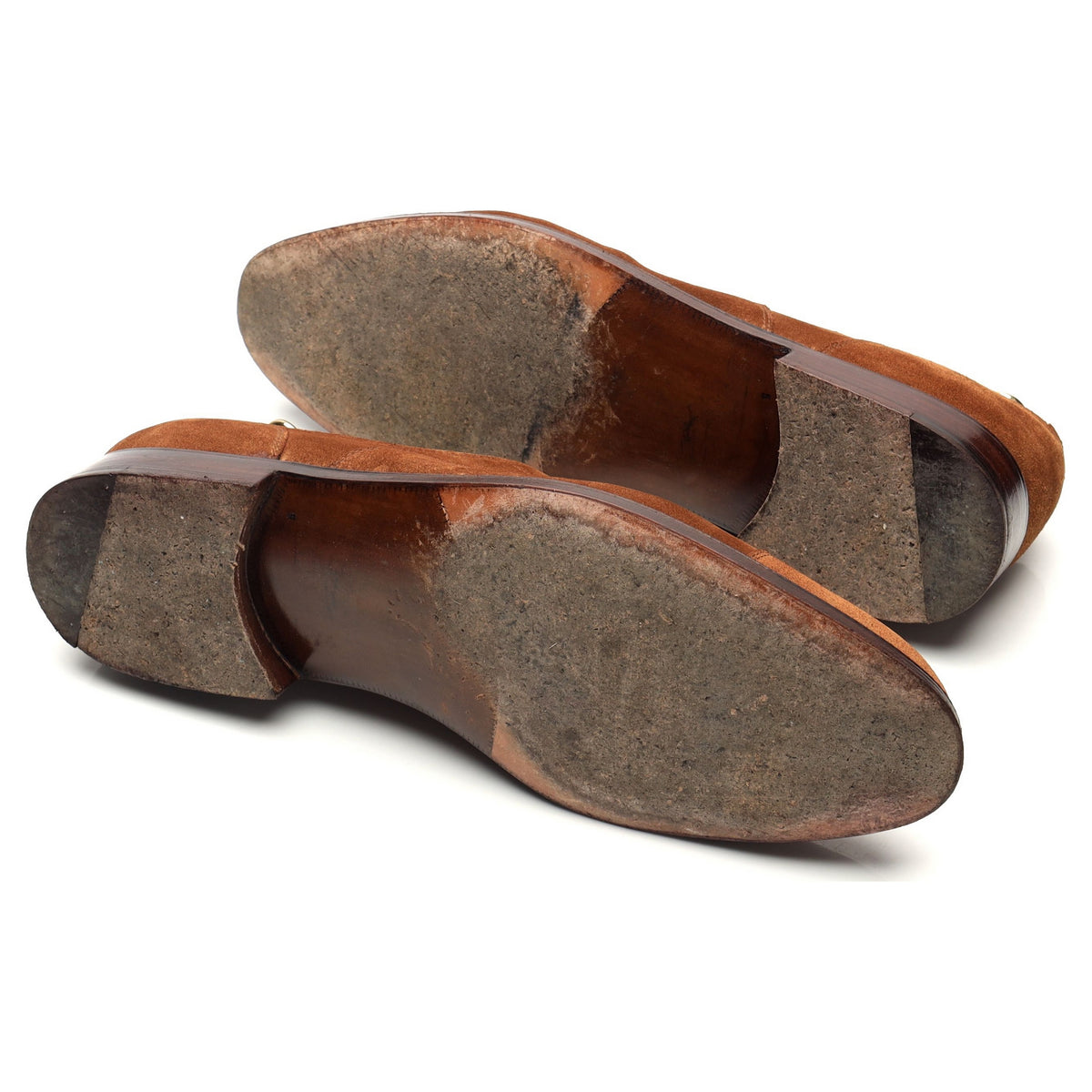 Bespoke Snuff Brown Suede V-Cap Oxford UK 11 G