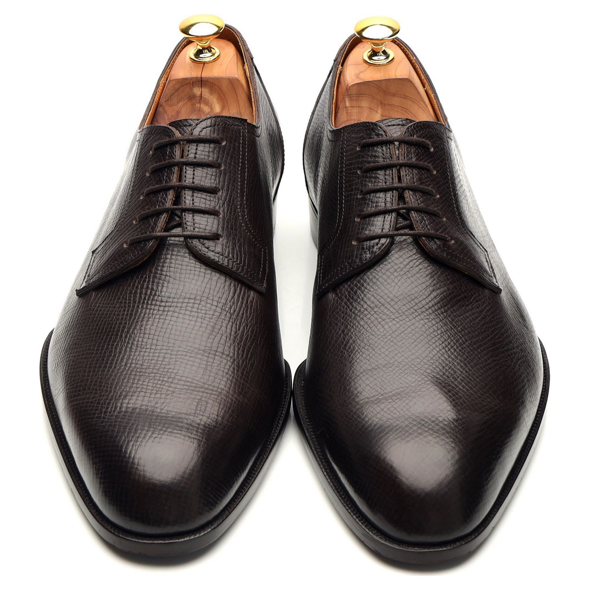 'OT50' Dark Brown Grain Leather Derby UK 11 G