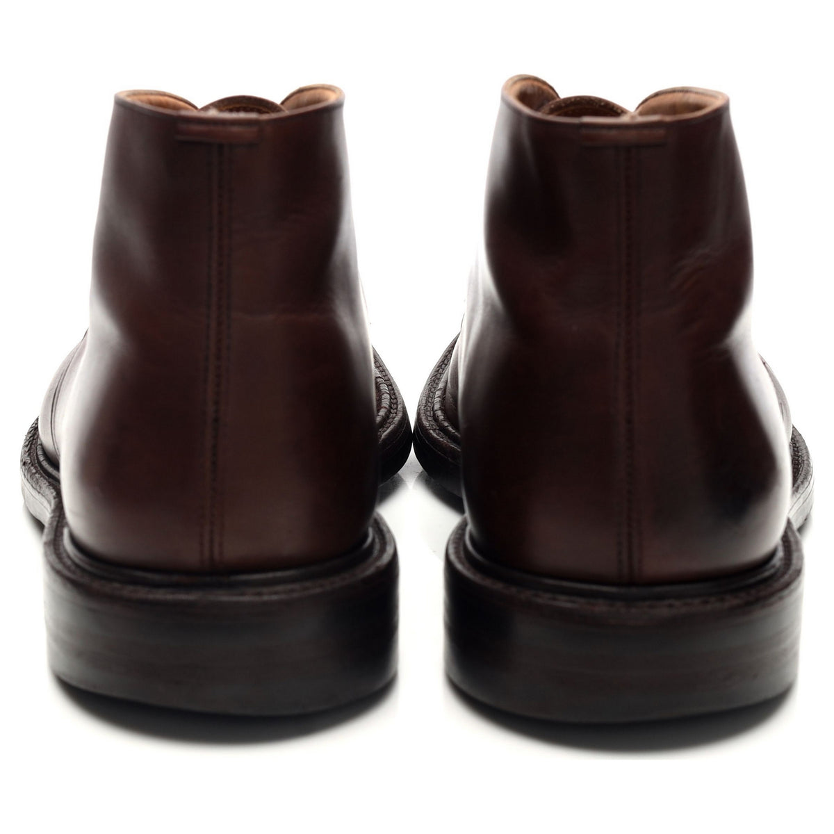 'Tasmania' Dark Brown Leather Chukka Boots UK 11 G