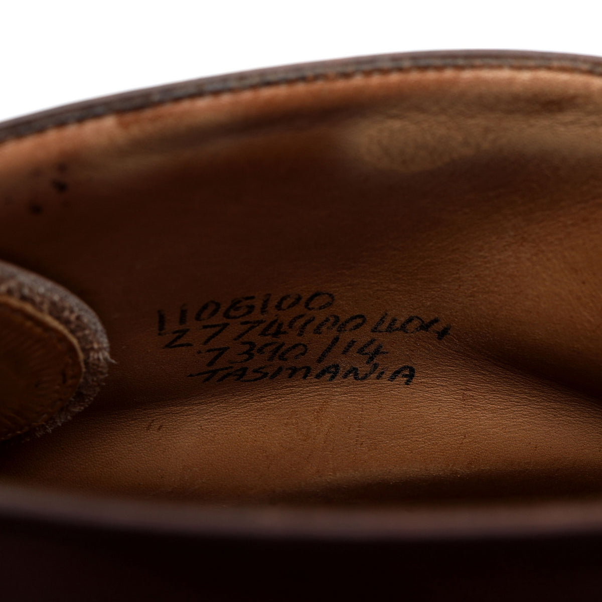 'Tasmania' Dark Brown Leather Chukka Boots UK 11 G