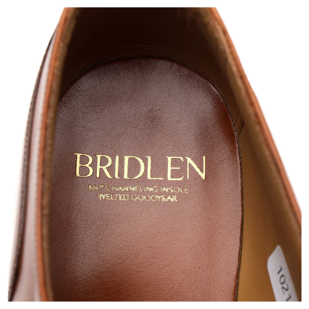 'U-Tip' Tan Brown Leather Split Toe Derby UK 11.5