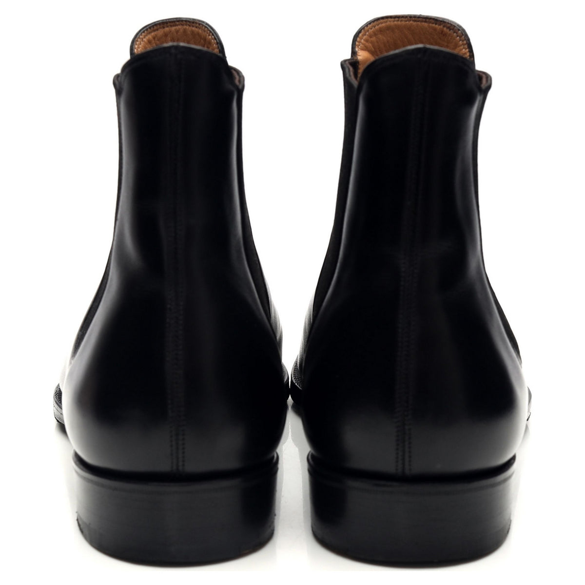 'Burnham' Black Leather Chelsea Boots UK 10 E