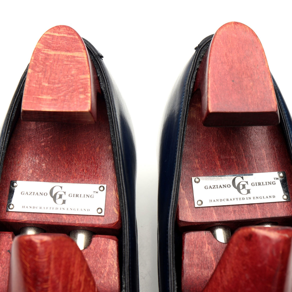 Deco 'Joyce' Blue Leather Loafers UK 10 E