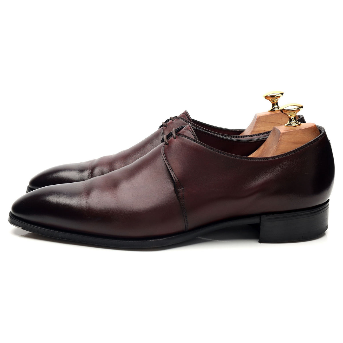 Deco 'Wilde' Burgundy Leather Derby UK 10 E
