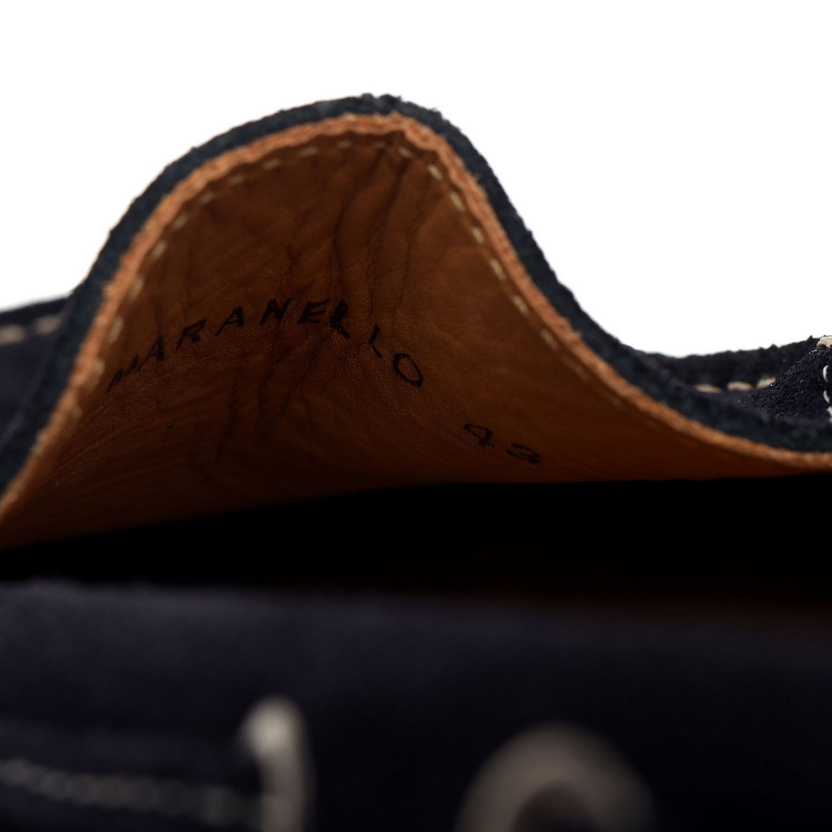 'Maranello' Navy Blue Suede Driving Loafers UK 9