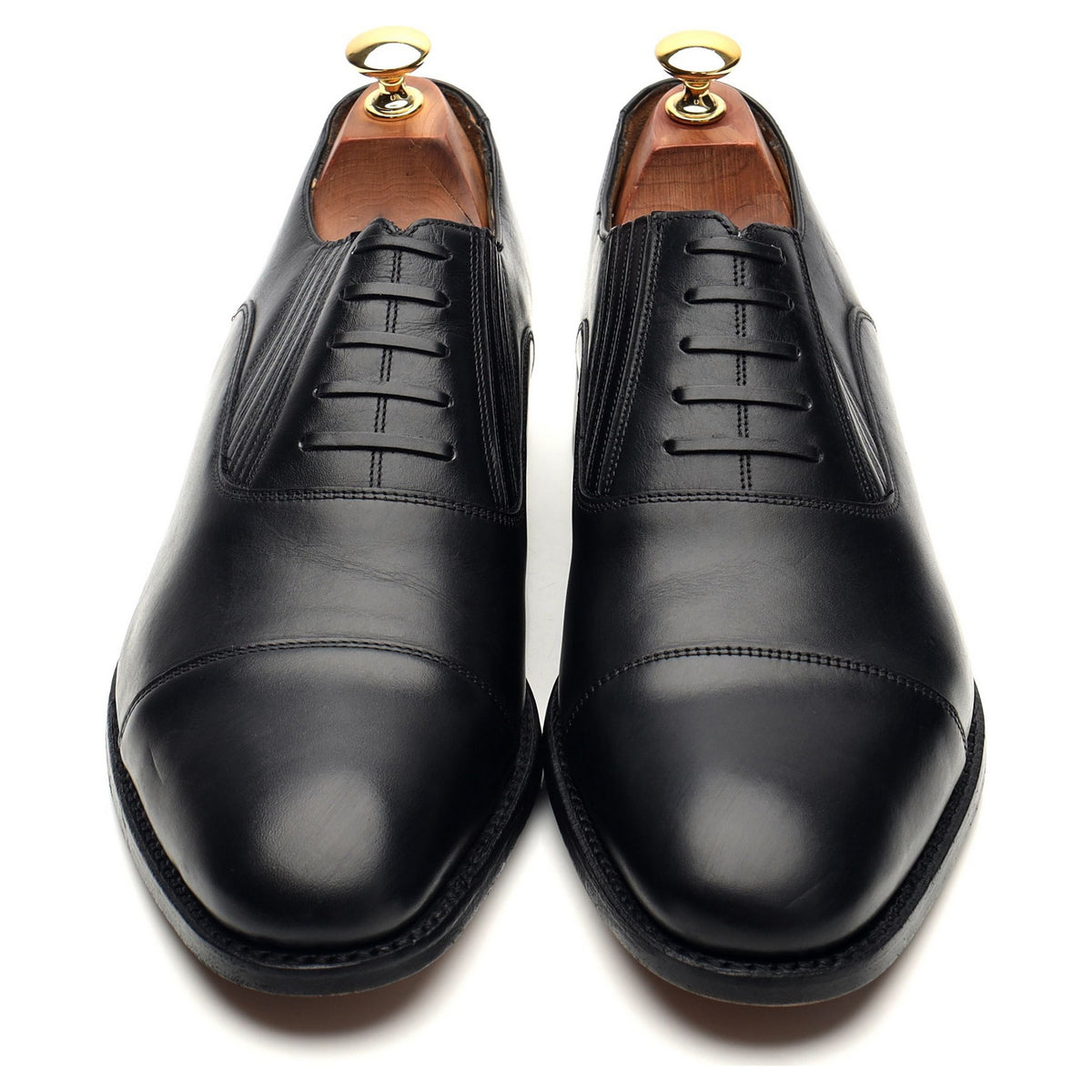 Charles Tyrwhitt Black Leather Lazyman Slip On UK 9.5 F