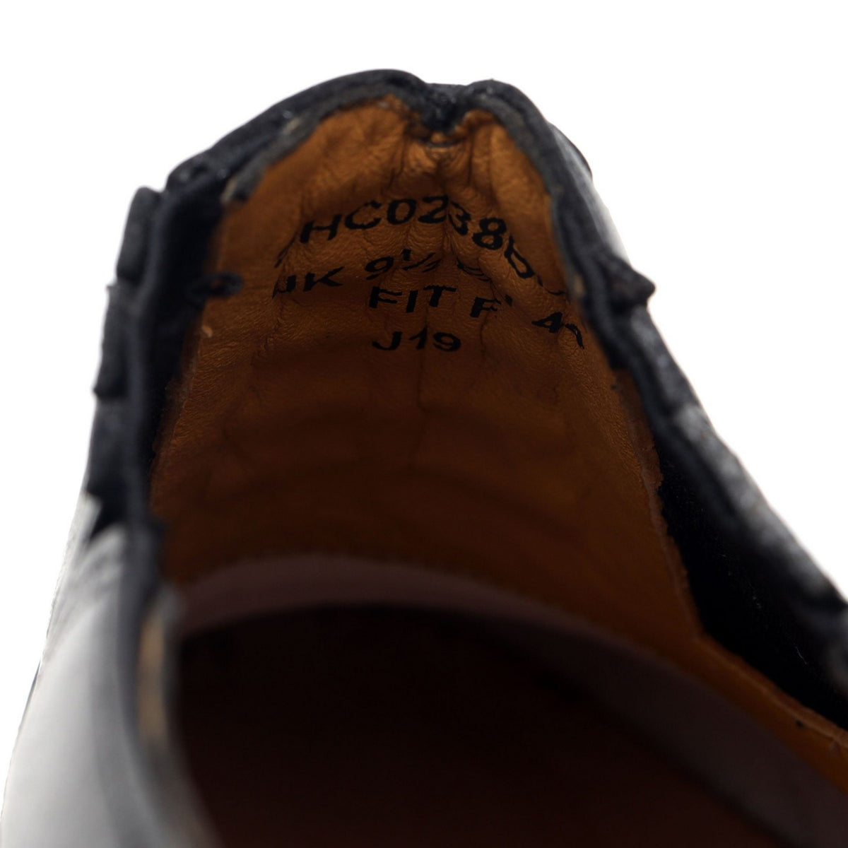 Charles Tyrwhitt Black Leather Lazyman Slip On UK 9.5 F