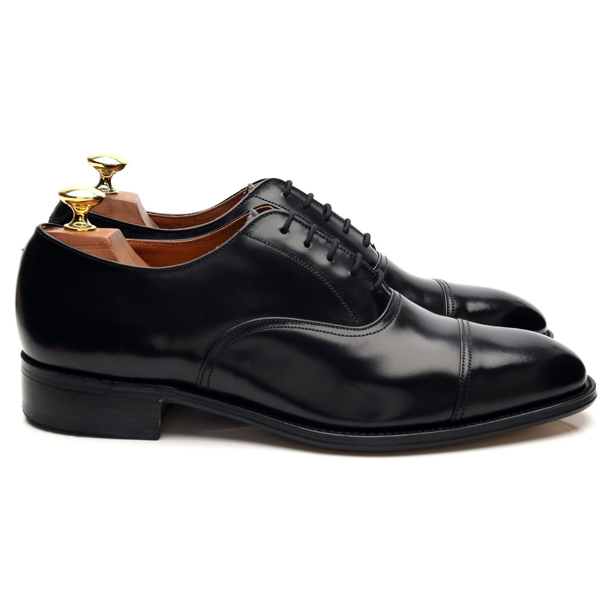 Gordon Scott '9677' Black Leather Oxford UK 8 F