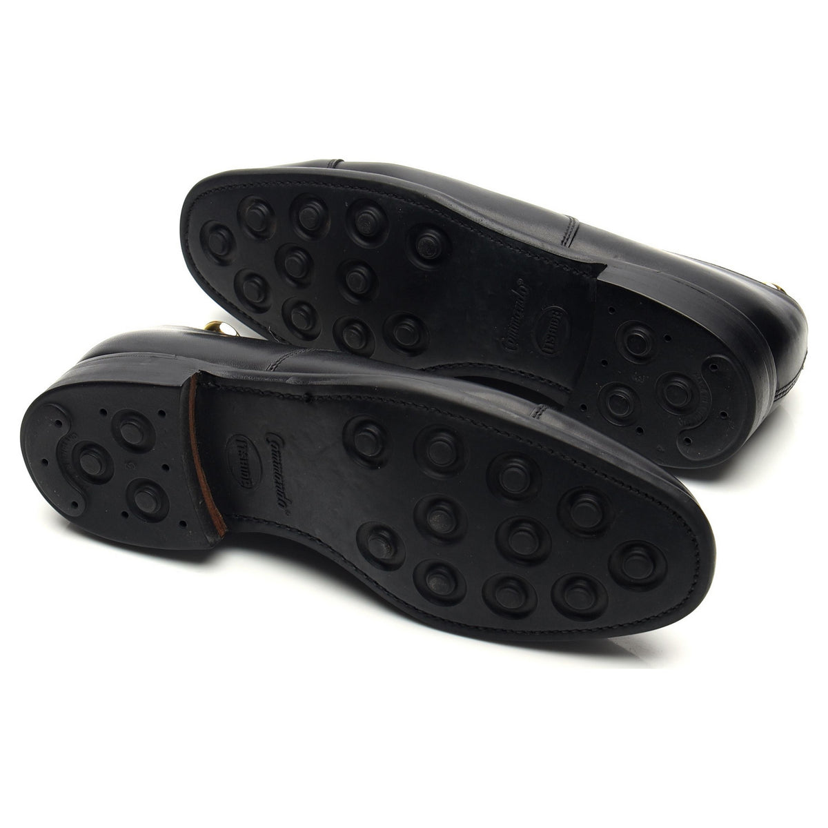 Herring 'Kensington' Black Leather Oxford UK 6