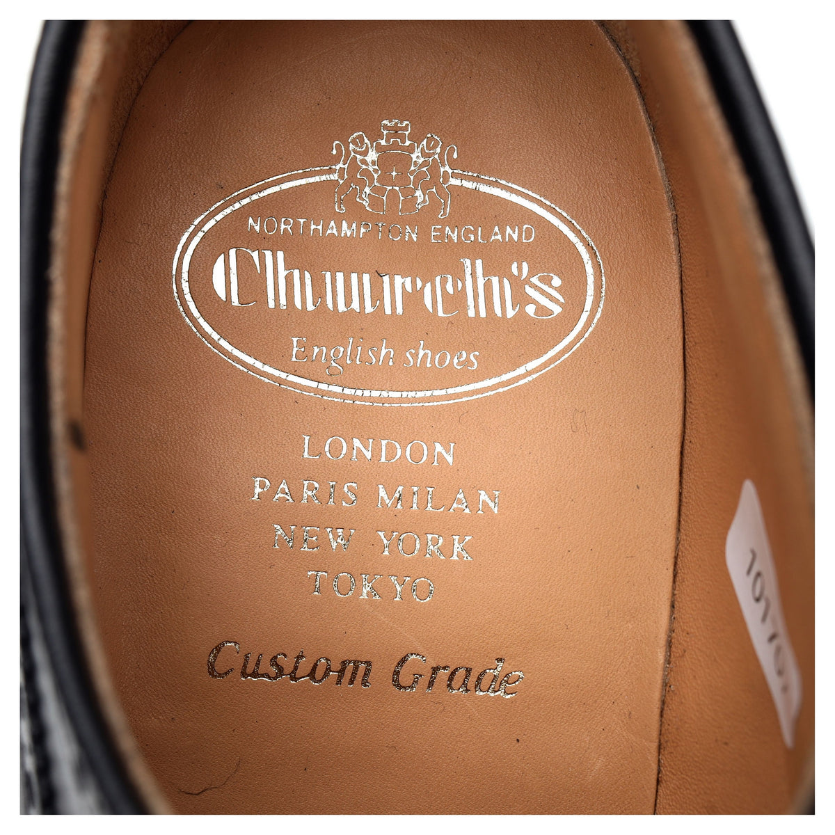 'Thickwood' Black Leather Derby Brogues UK 7 G