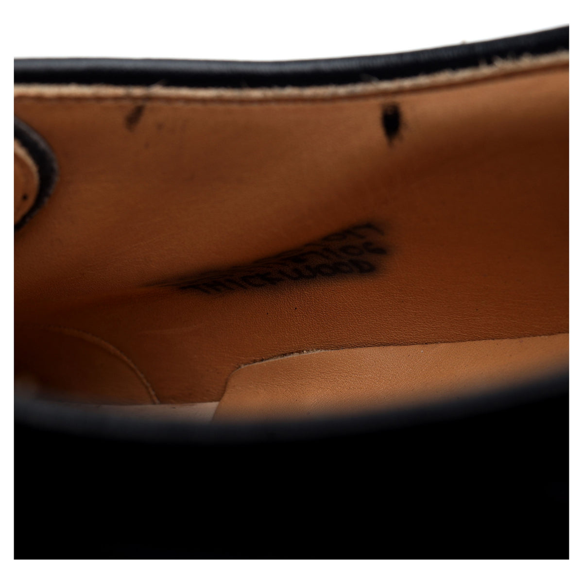 'Thickwood' Black Leather Derby Brogues UK 7 G