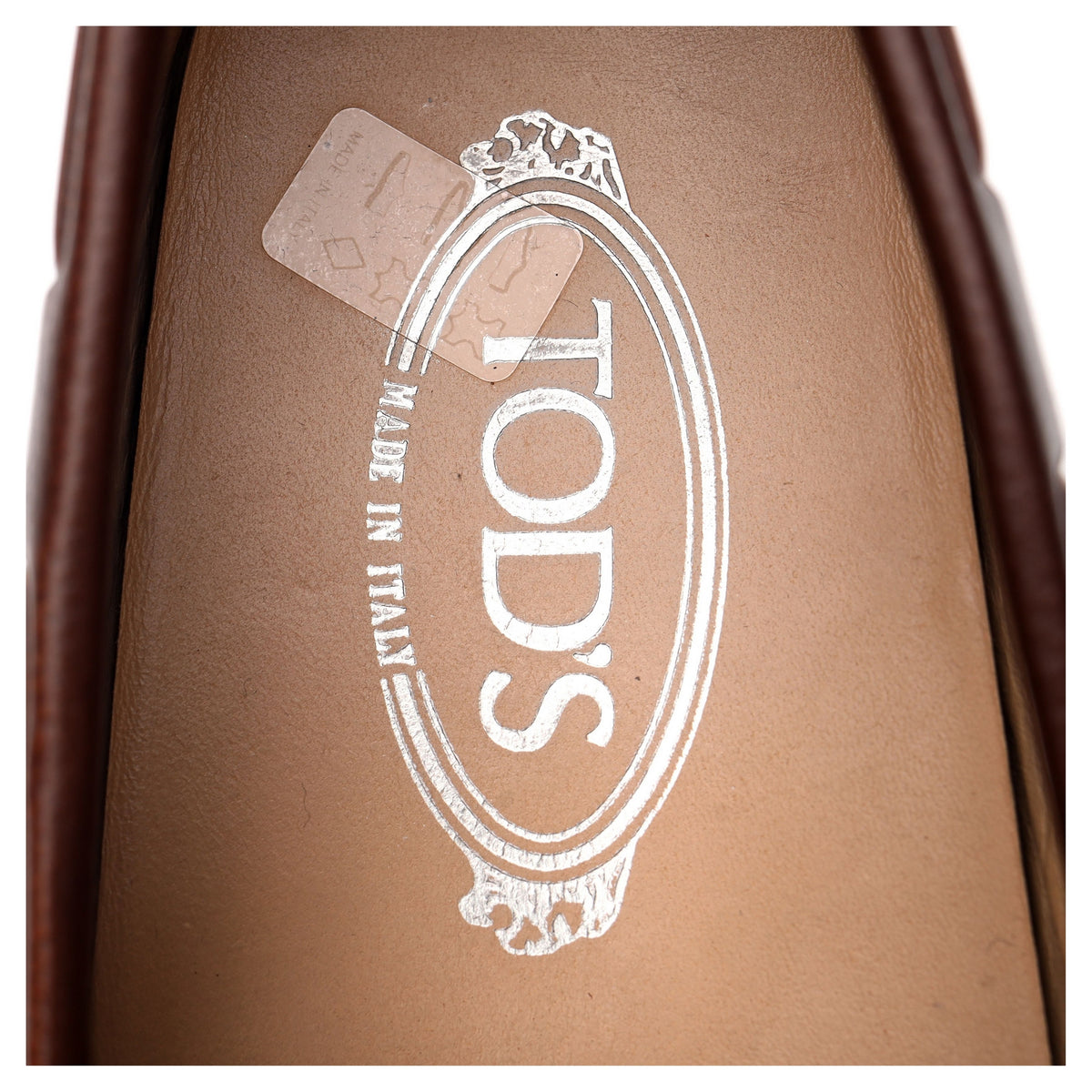 Brown Leather Driving Loafers UK 8